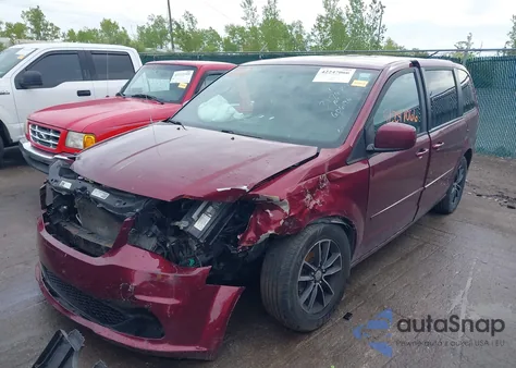 2017 Dodge Grand Caravan Gt из США, поврежденный, VIN 2C4RDGEG9HR606196